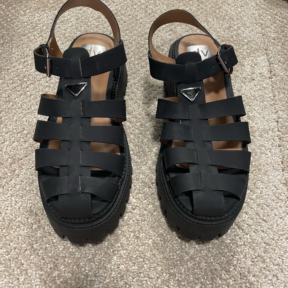 DV by Dolce Vita Black Platform Sandals